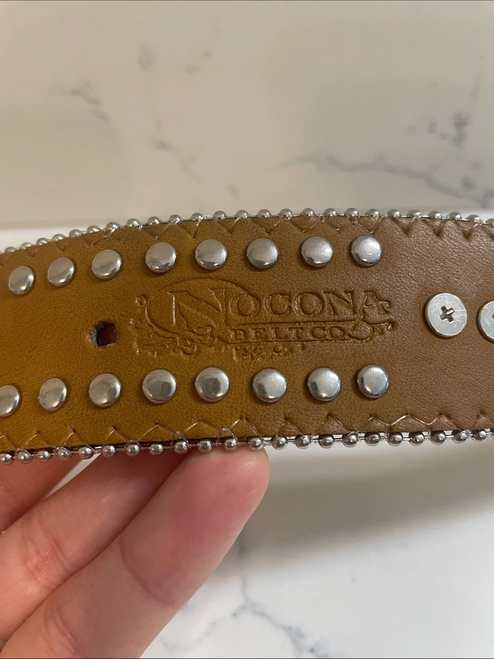 Nocona Girl's Scalloped Rhinestone Concho Belt